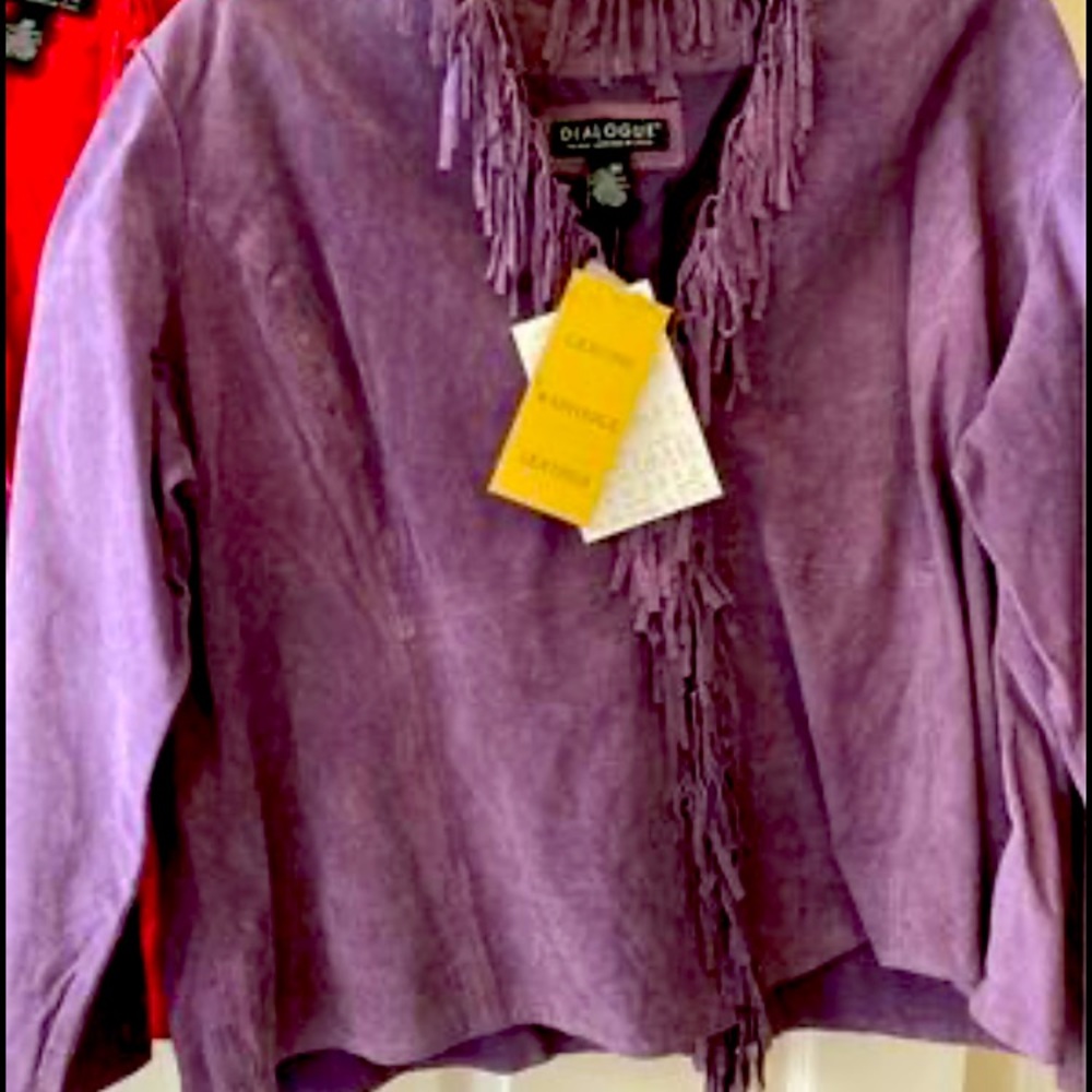 Suede Fringe Jacket